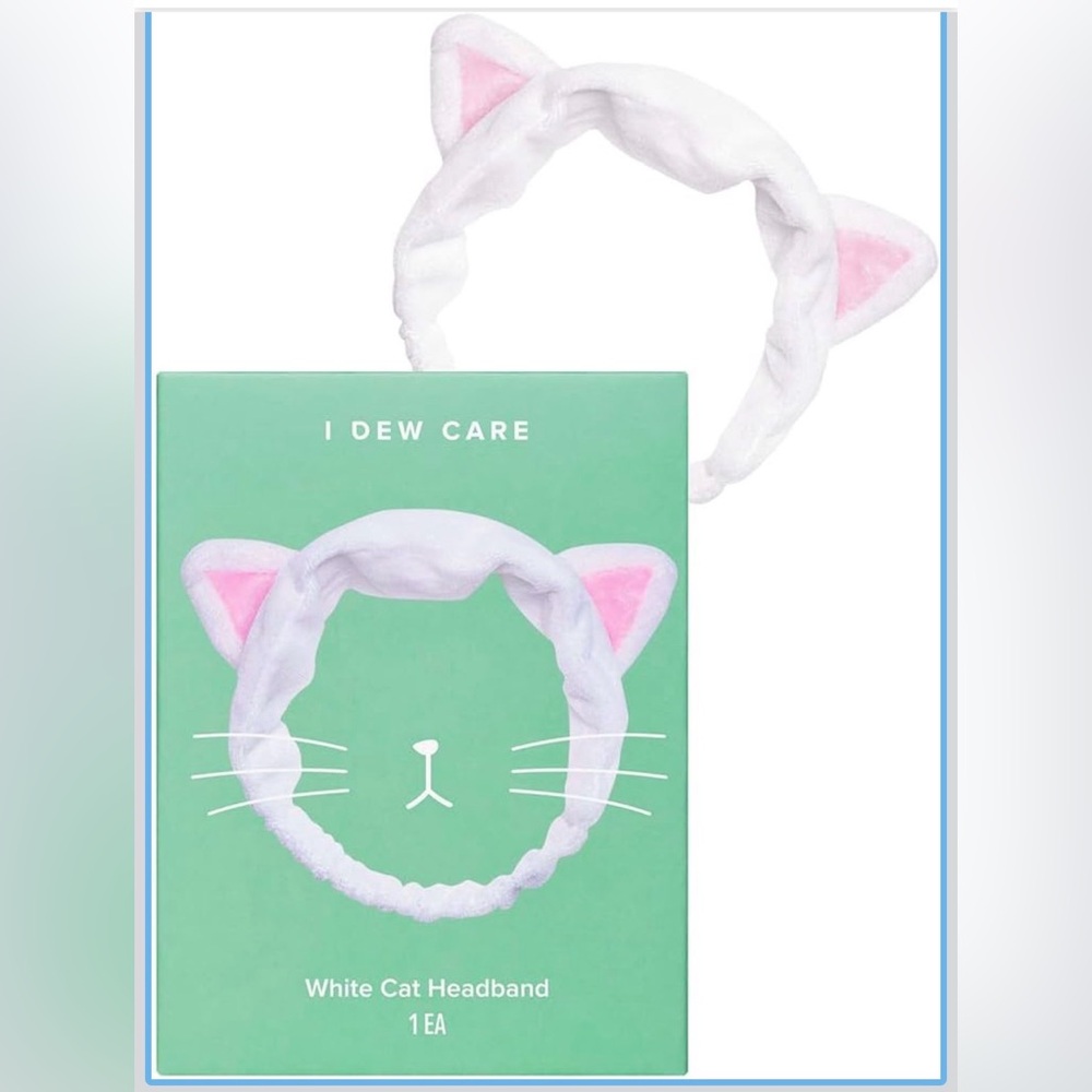 I DEW CARE White Cat Headband